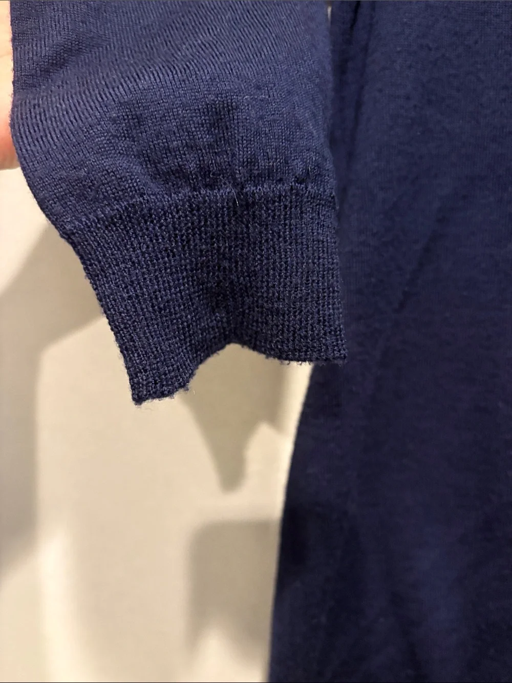 J. Crew - Women's Tippi Crewneck sweater, merino wool pullover.  Navy. Small